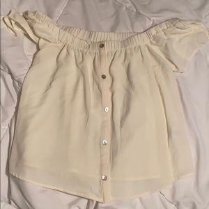 Abound shoulder cut blouse, size XS